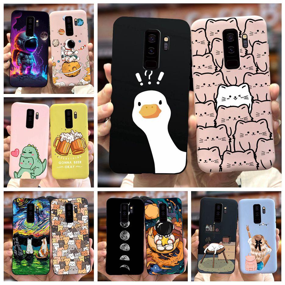 For Samsung Galaxy S9 Plus Case Unique Candy Painted Cover Soft Silicone Phone Case For Samsung S9 Plus S9+ GalaxyS9 Full Bumper