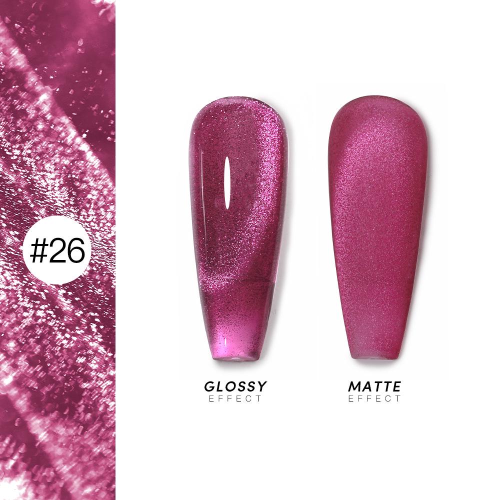 2024 Trendy 36-Color Cat Eye Nail Gel Set - Sparkly UV Gel for Salon Use