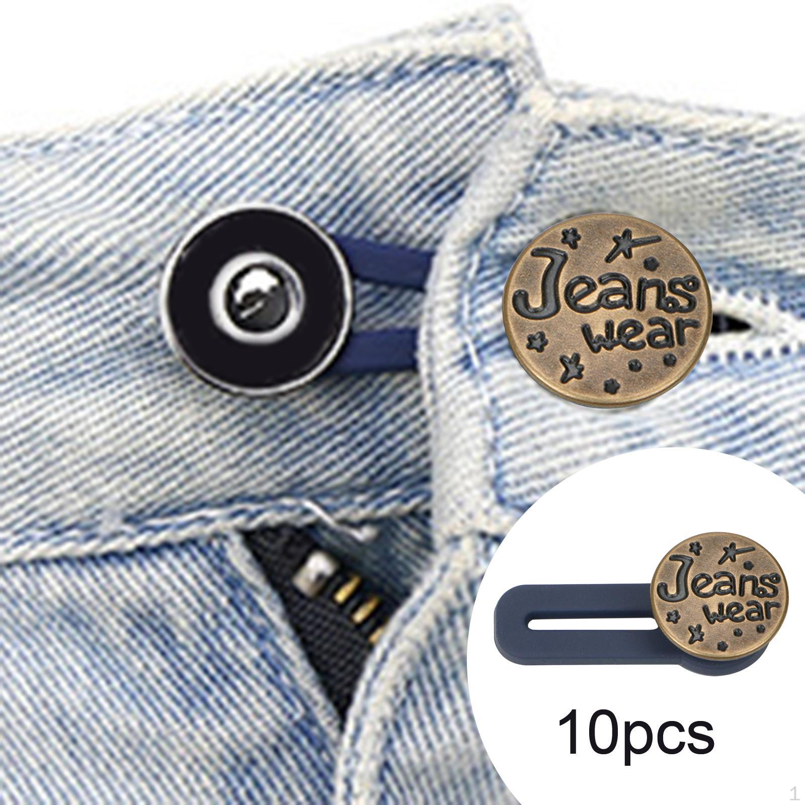 

10 шт. Джинсовый удлинитель, пуговицы, расширитель талии, съемный мгновенный пояс без шитья Style A