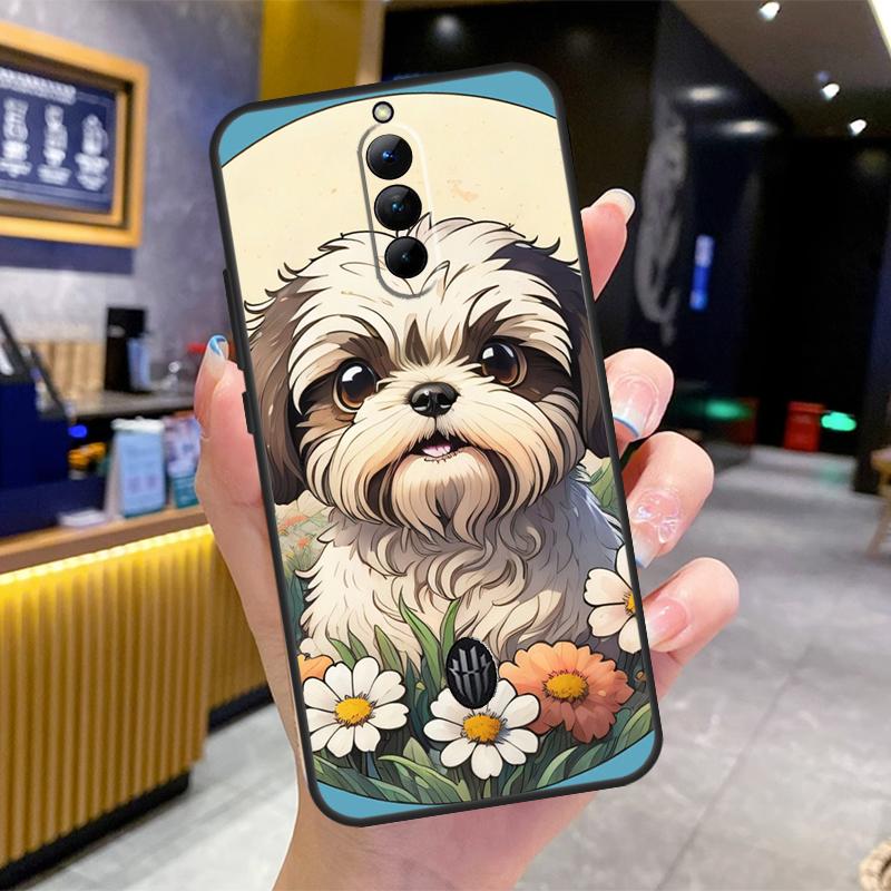 Cartoon Shih Tzu Dog Case For Nubia Red Magic 10 9 8 Pro Plus 6 7 6S 7S Pro 5G 6R RedMagic 9S 8S Pro Plus Cover
