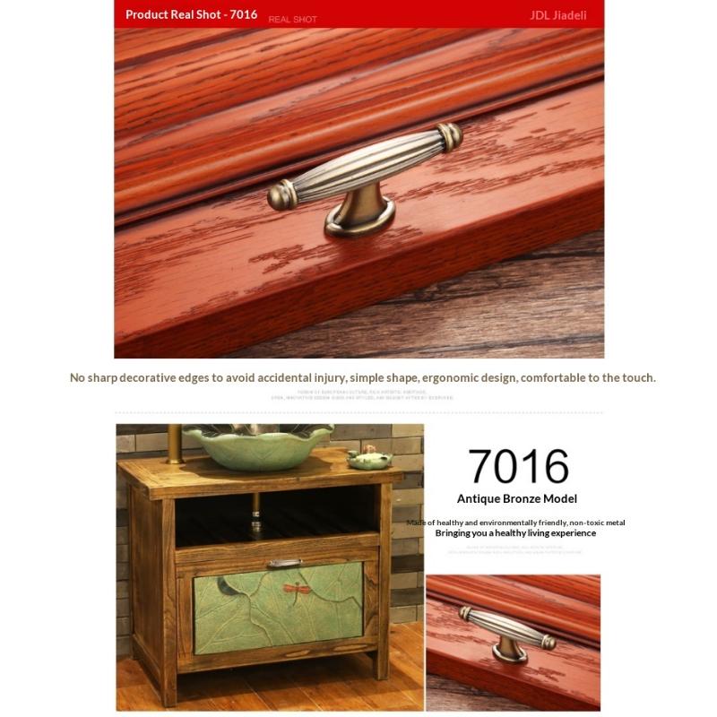 Bronze Series Cabinet Handles Zinc Alloy Antique Cabinet Pulls Drawer Knobs Wardrobe Door Handle Furniture Handle