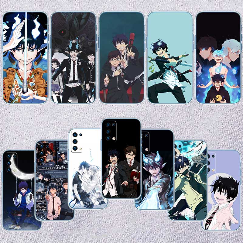 NH11 Blue Exorcist Phone Case for Motorola Moto E13 E15 E20 E22 E22I E22S E30 E32 E40 E7 E7I G Plus Power Play Stylus G22 G14