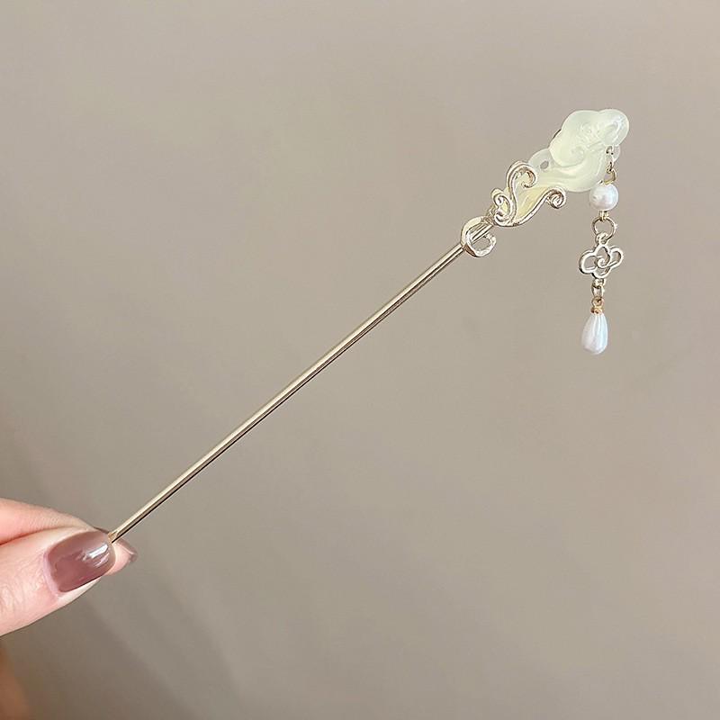 Tassel Flower Hairpin: Elegant Chinese Style Hanfu & Qipao Hair Accessory for Women
