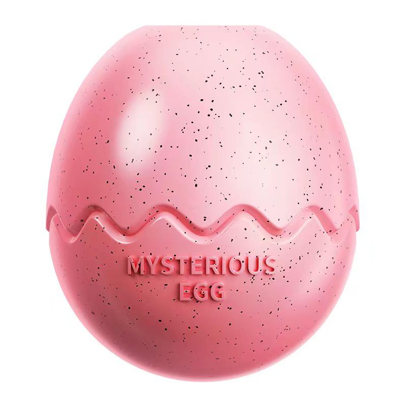 Dinosaur Egg Dog Toy: Durable Chew, Stress Relief, Teething, and Treat Dispenser for Small Dogs