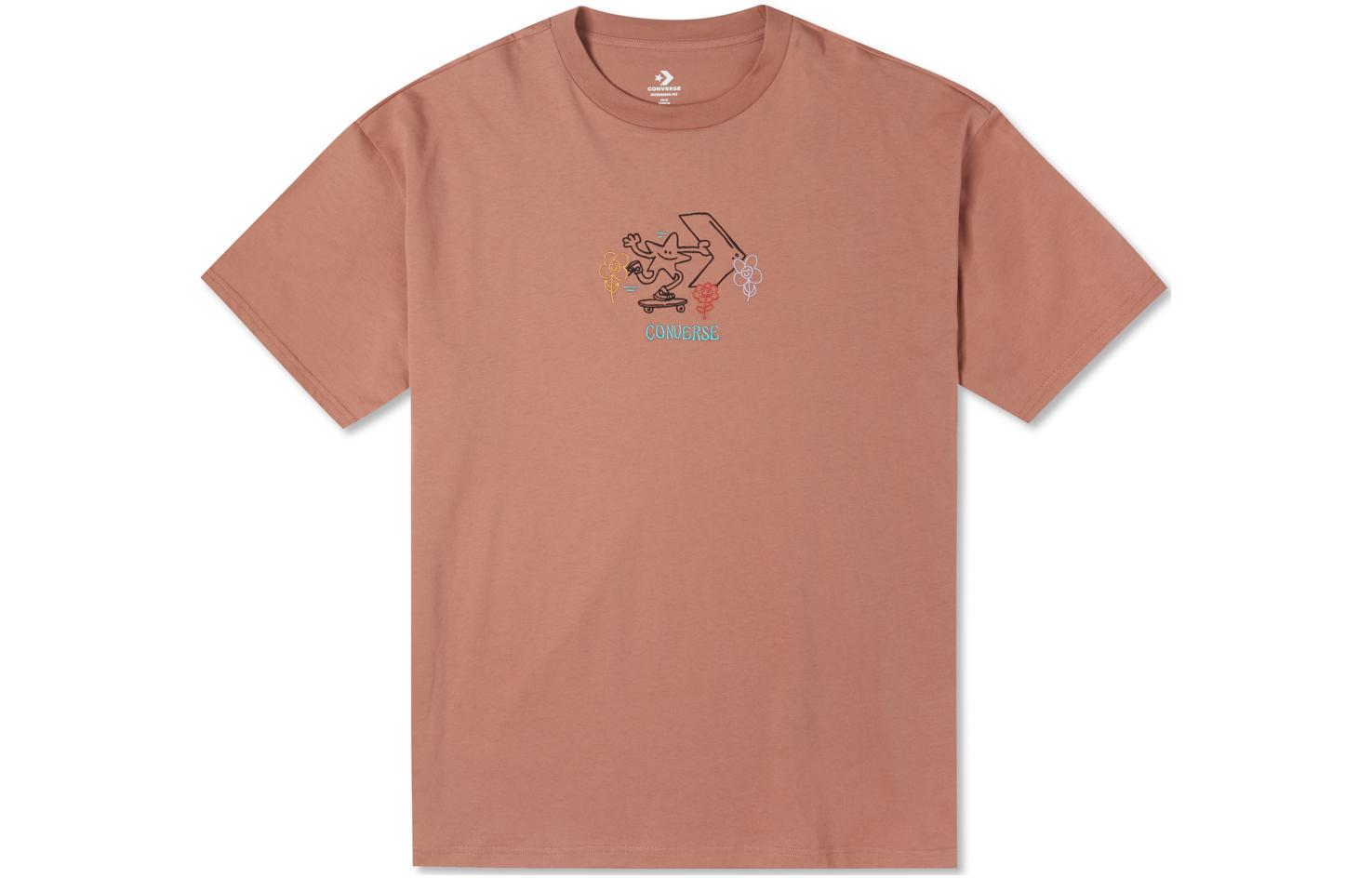 Converse Pushing Along T Shirt Men s Cameo Brown 10023267-A04 M