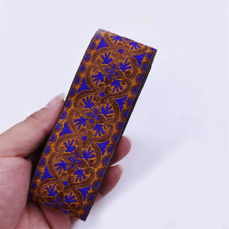 Retro Fabric Sewing Trim 7.1yardX50mm Polyester Webbing Ribbon For Sewing Craft HX6C
