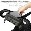 Waterproof Road Bicycle Handlebar Bag Multifunctional MTB Front Tube Bag Portable Frame Pannier Outdoor Shoulder Bag
