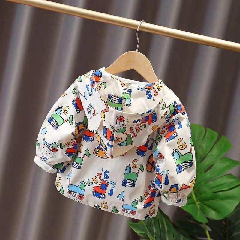 Modna koreańska wiatrówka dla dzieci: Modna Kurtka Wiosenno-Jesienna 2023 dla Chłopców i Dziewcząt