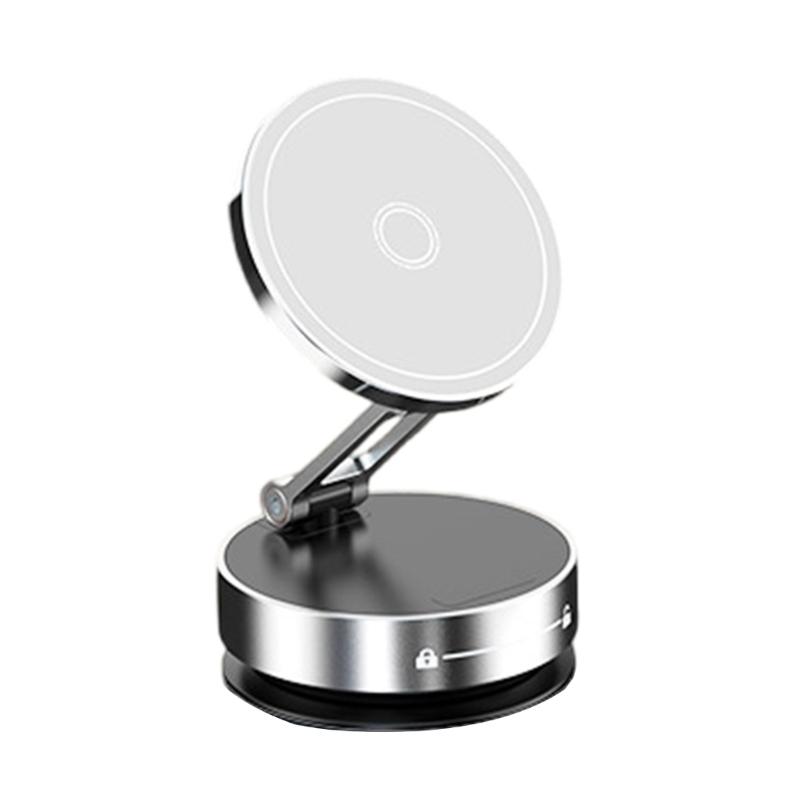 Foldable Car Phone Bracket Magnetic Stand 360 Degree Rotation Adjustable with Double Suction Technology for Easy Viewing