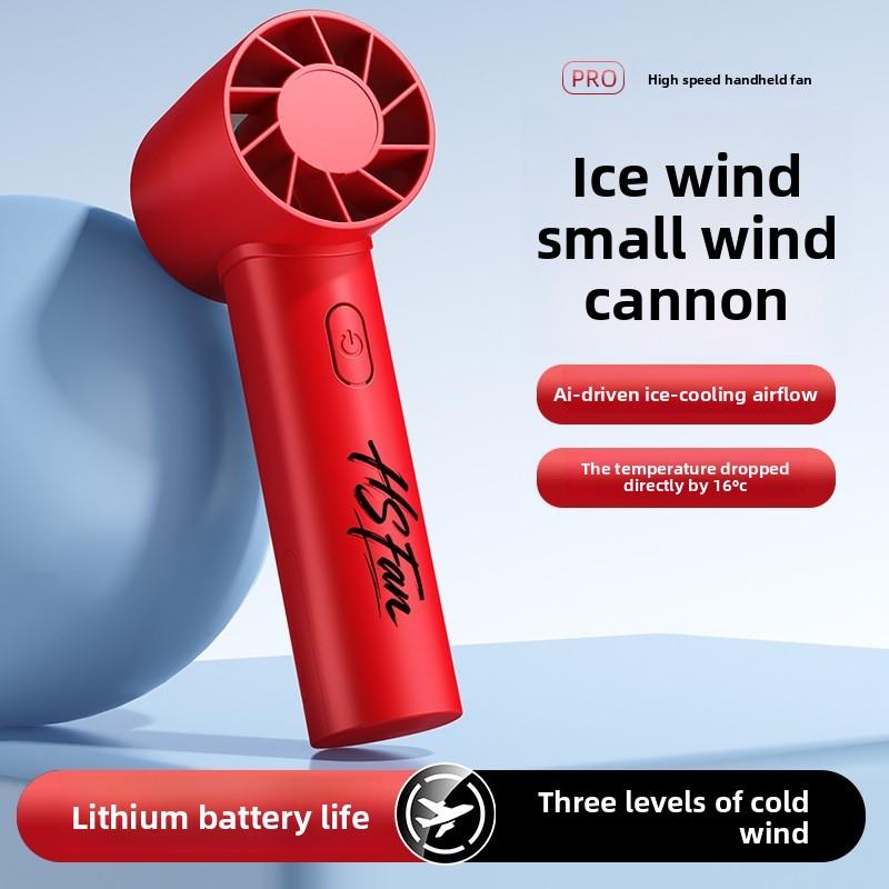 Summer Mini Hand-held Turbine Fan USB - Mini Small Fan for Desktop and Outdoor Use