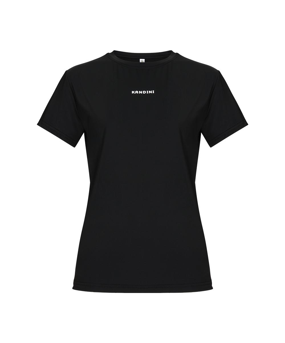 Candini Black Cooling Basic Short Sleeve Tee