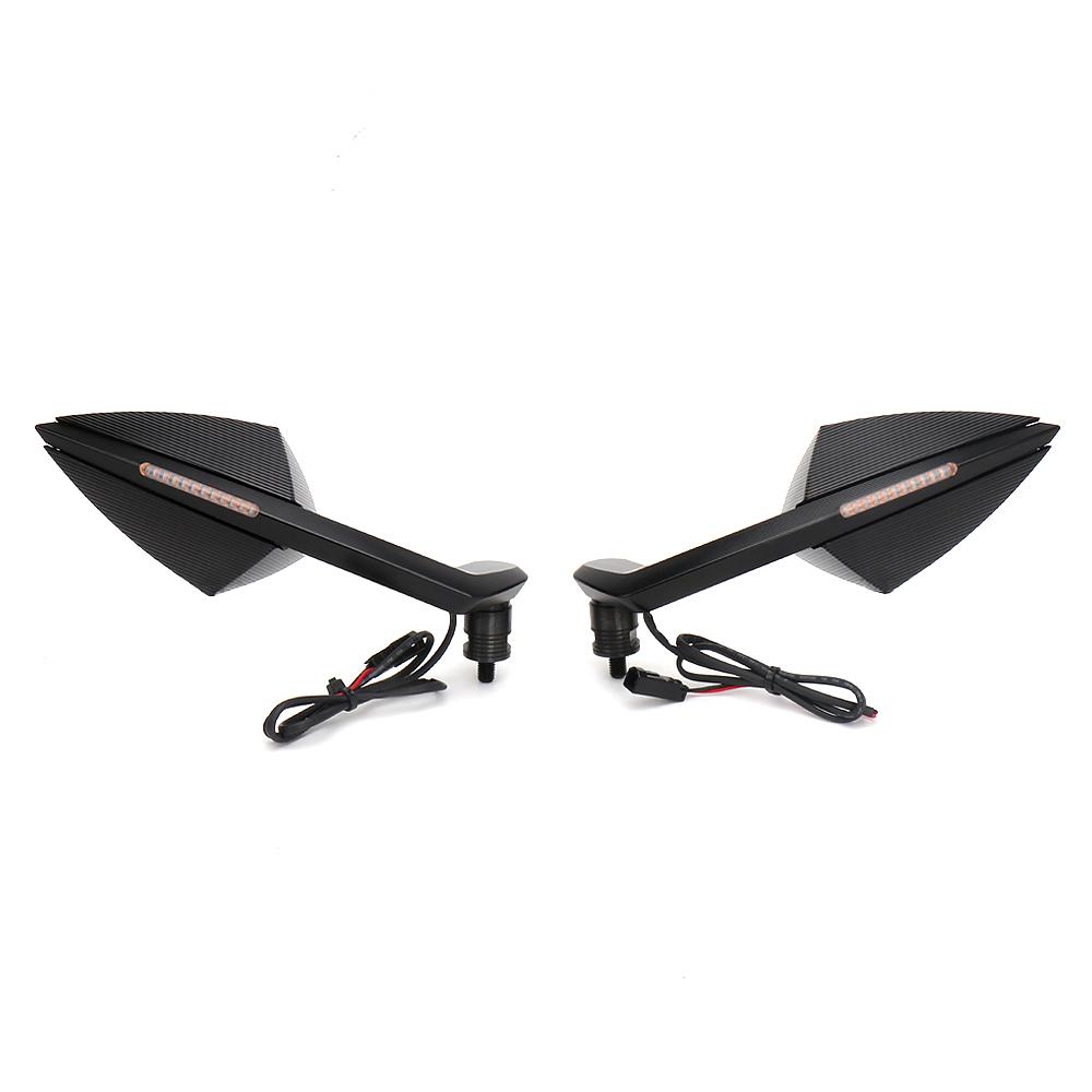 New Side Mirrors With LED Turn Signal Indicator Motorcycle Accessories Rearview Mirror For Ducati Streetfighter V4