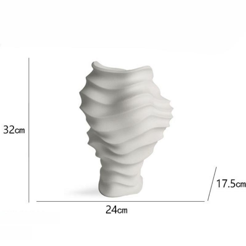 Modern Vase Decorative Vases Luxury Aesthetic Interior Flower Bottle Simple Elegant Living Room Flowers Bottles Table Decoration