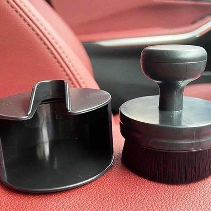 Shine Applicator Vegan Tire Shine With Stand For Auto Detailing Cleaning Service Dust Removal Brushes Car Cleaning Brush