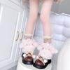 Lamb Animal Cute Socks Lolita Autumn and Winter Warm Cute Jk Stacked Lace Calf Socks Coffee Color Hairy Leg Cover