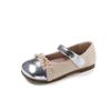 Girls Flat Shoes Fashion Elegant Kids Leather Shoes Sweet Soft Sole 2024 New Children Performance Shoes Versatile for Students