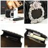 Diamond-Encrusted Rhombus Chain Bag, Genuine Leather, High-Value Light Luxury Handbag, Messenger Women'S Bag, French Tide