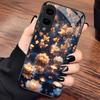 lights Flower Protective Exquisite High-end PhoneCase Glass PhoneCase for Samsung Galaxy S26 S25 S24 S23 S22 S21 FE,Ultra,Plus