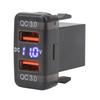 Dual USB Port  R Socket QC3.0 Fast   Charging Outlet Power Adapter for   Fortuner
