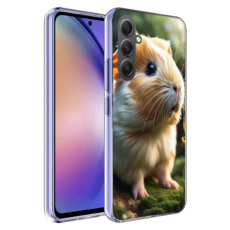 Hamster Portrait Phone Case for Samsung A17 A37 A57 A07 A16 A26 A36 A56 A06 A02S A12 A22 A32 A52S A04S A14 A24 A34 A54 A03 A13 A