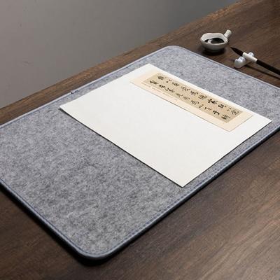 Anti Permeation Calligraphy Felt Pad Writing Thicken Painting Drawing Felt Pad Table Mat Wool Mixed Fiber
