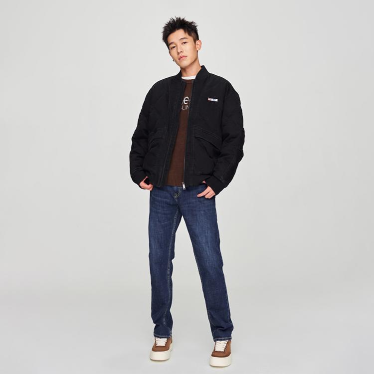 Lee FW24 Down Jacket Men's Black LMT009094201494A06875