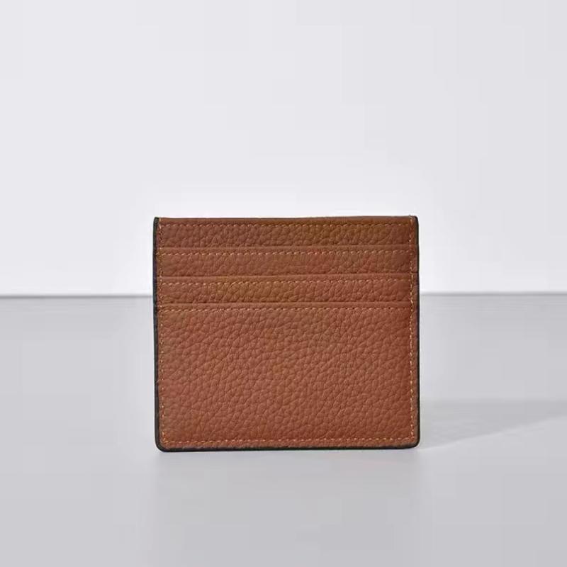 

Ультратонкий держатель для визиток из натуральной кожи, компактный кошелек, простой дизайн, верхний слой коровьей кожи, цельный карман для карт, высококлассный