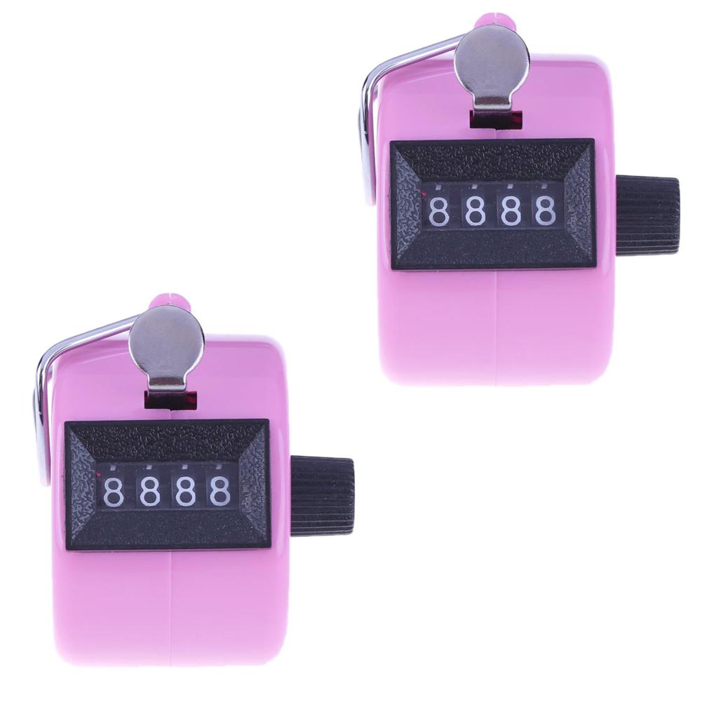 4 Digit Number Hand Held Tally Counter Digital Golf Clicker Manual Training Counting Counter Digit Mechanical Counter