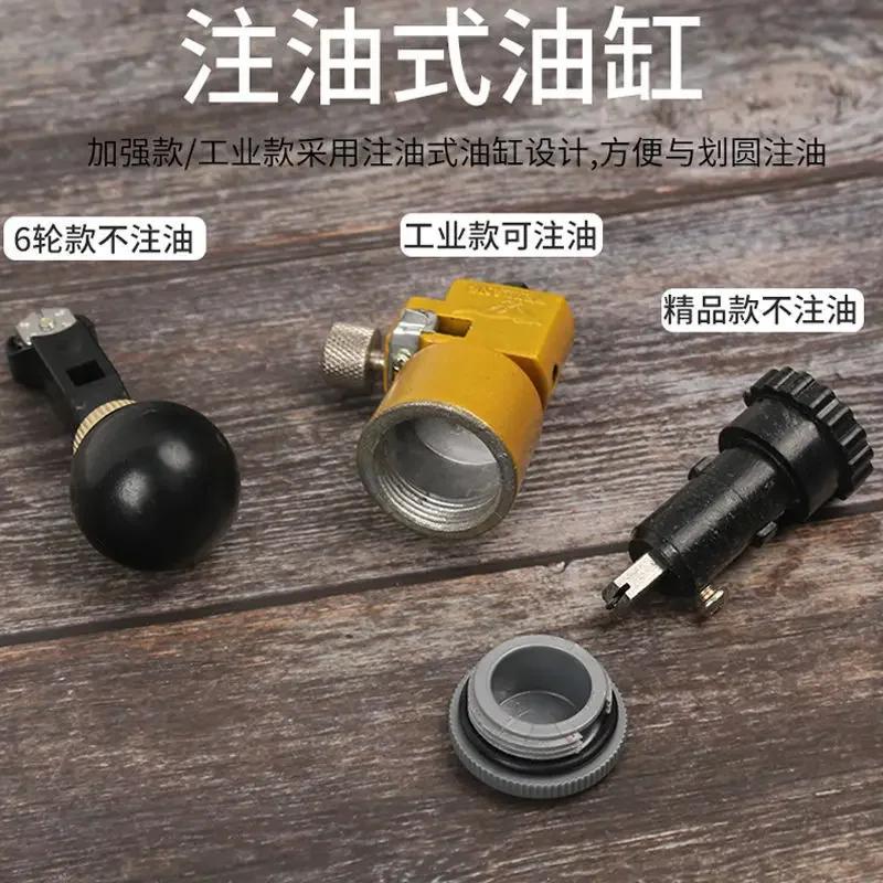 Professional Rotatable Circular Glass Cutter with Adjustable Suction Cup and Round Knob Handle, Easy to Use, Home Aluminum Alloy
