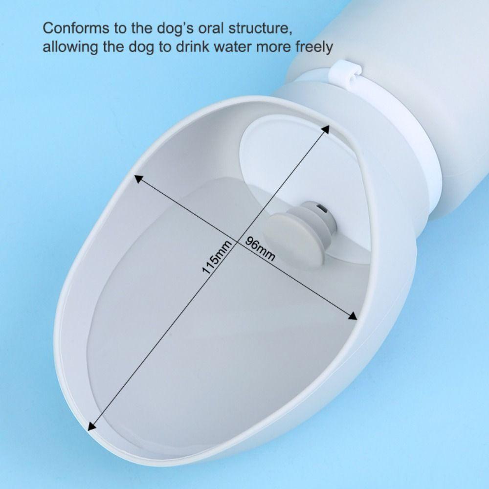 Portable Pet Water Bottle 550ml Water Dispenser Cup Pet Supplies Pet Walking Mug  Puppy