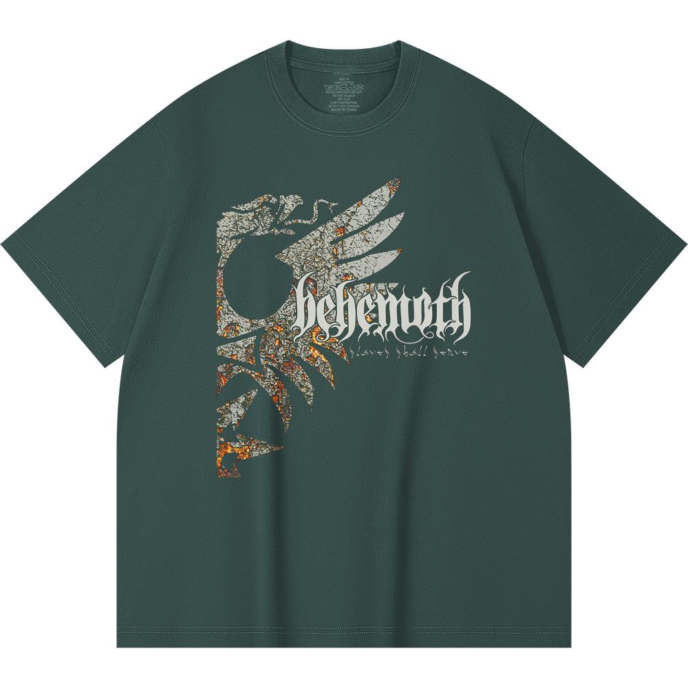 230 g/m² 100% Bavlna T-shirt Heavy Metal Rocková Kapela Tisk Populární Hudby Unisex Těžký Bavlněný T-shirt