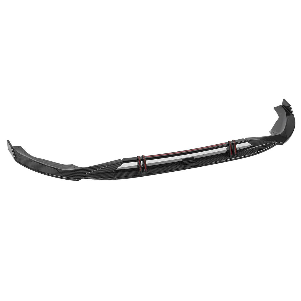 Front Bumper Lip Spoiler Carbon Fiber Style Car Modification Part Fit for A5 B9 Sport 2020 2021