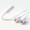 Flexible Split Chargers Cord With Magnetic Connectors For Intelligent Glasses 2 Eyewear 2Devices Charging At Once Power Cord
