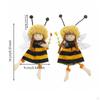 2 Pieces Hanging BeeThemed Girl Doll Stuffed Toy Cute Design Fairy Bee Festival Themed