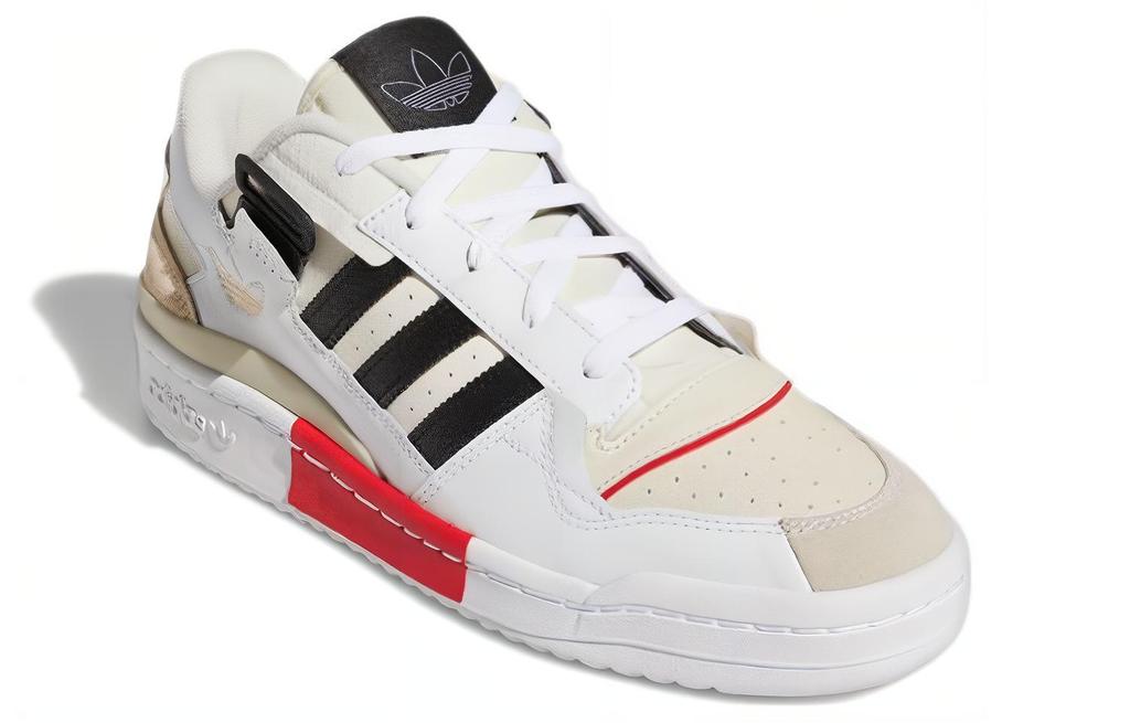 Forum Adidas Originals Exhibit Low 'White Vivid Red' GZ0937