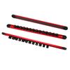 3PCS Socket Organizers 1 4in 3 8in 1 2in Aluminum Alloy Portable Hanging Socket Holder Trays for Warehouse