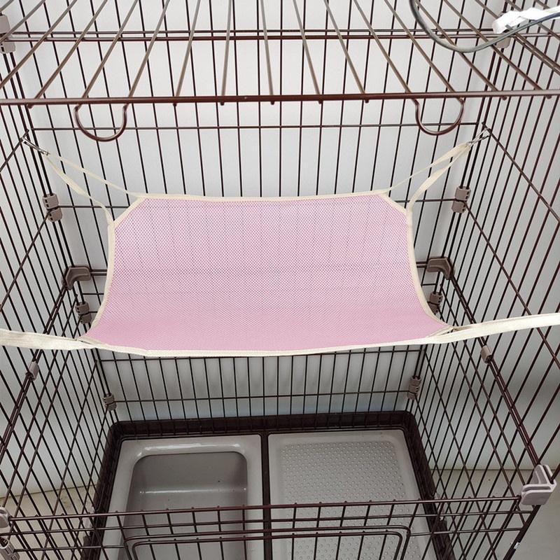 Cat Hanging Hammock Cat Bed Pet Cage Hammock with Adjustable Comfortable Cat Swing Kitten Climbing Frame Pet Supplies Dog Beds