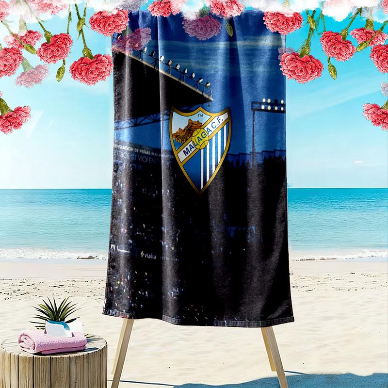 Málaga C.F Strandtuch, Großes Weiches Schnelltrocknendes Handtuch für Strand Camping Schwimmen