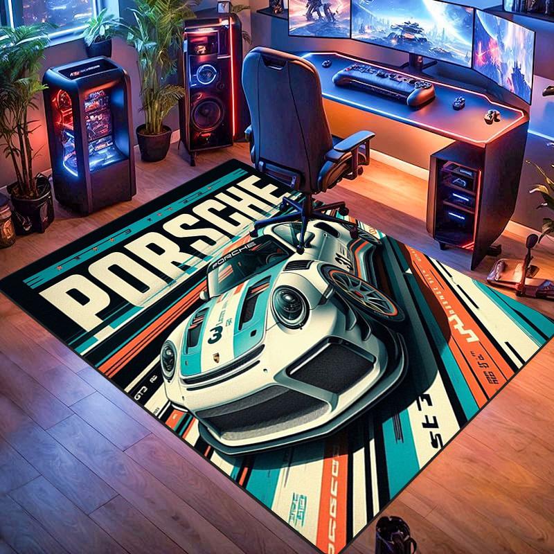 Sports Car Art Print carpet Home Decor Suitable for all seasons Art Christmas gifts Fashion