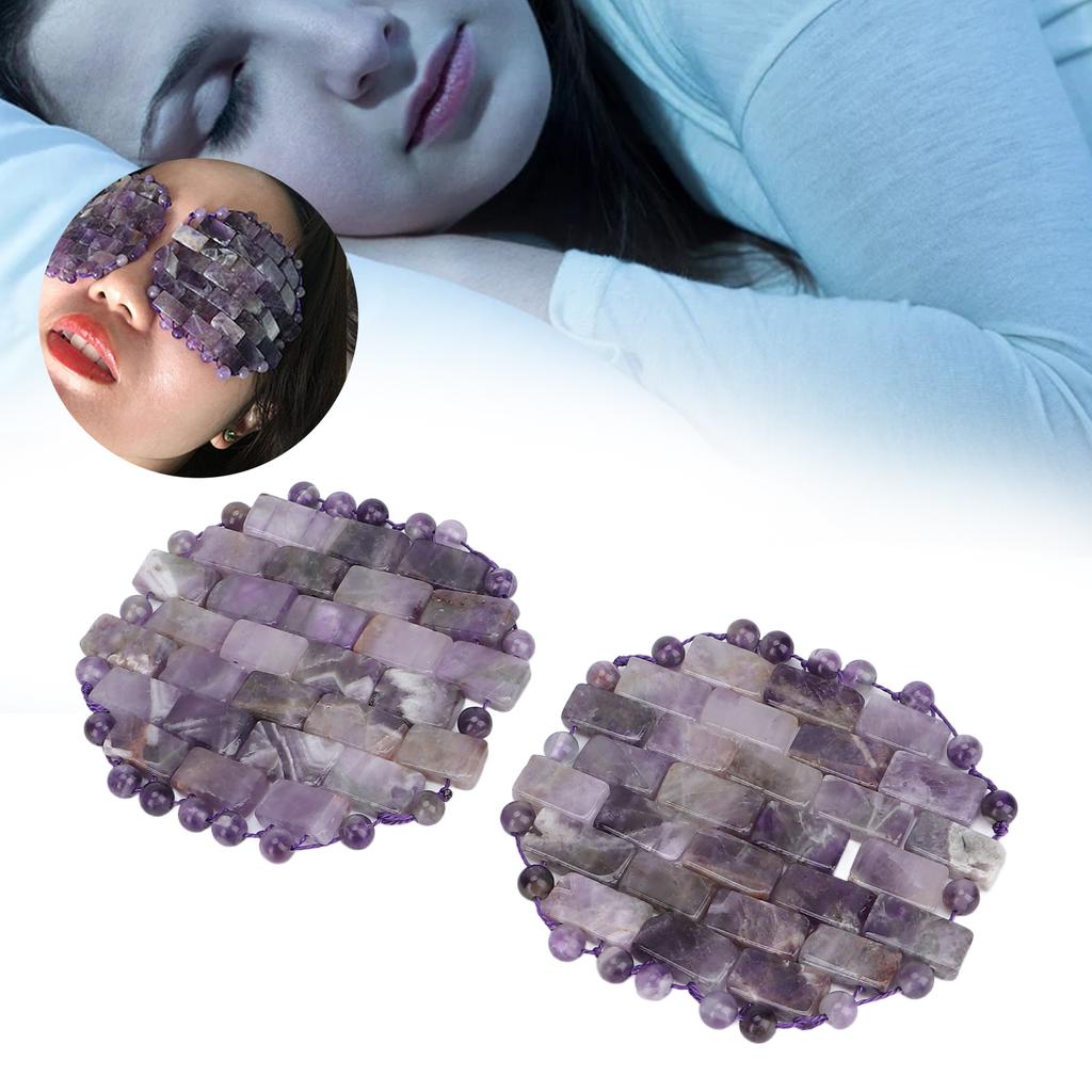 Amethyst Eye Pack Wrinkles Swelling Elimination Dark Circles Fading Jadestone Eye Massager