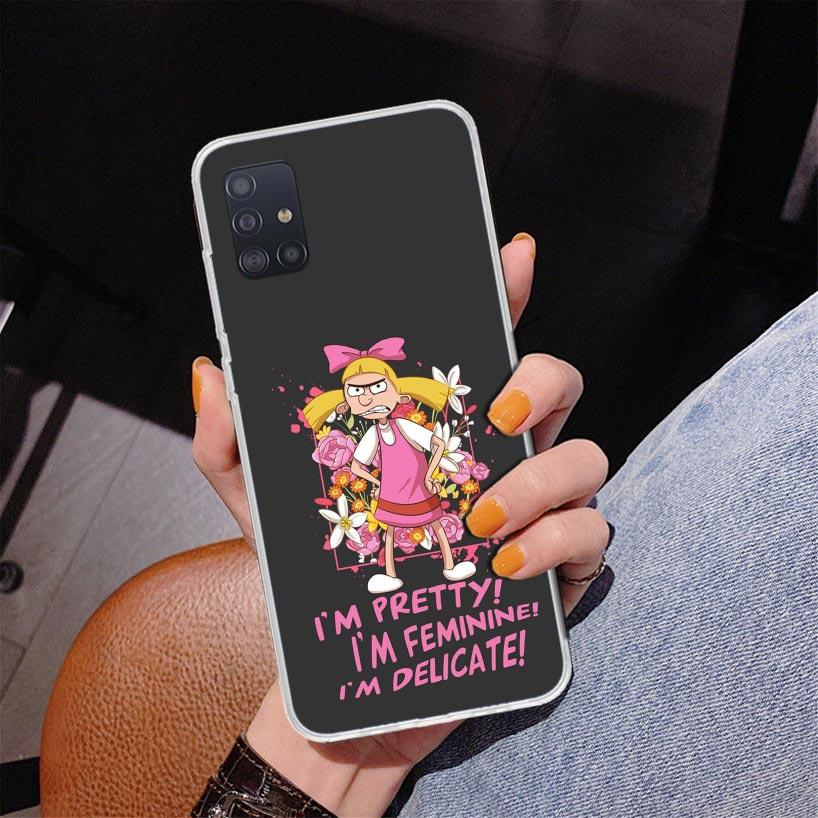 Cartoon Hey Arnold Fondos Phone Case For Samsung Galaxy A52 A32 A22 A12 A51 A31 A50S A30S A20S A10S Note 20 Ultra 10 Plus S10 A7