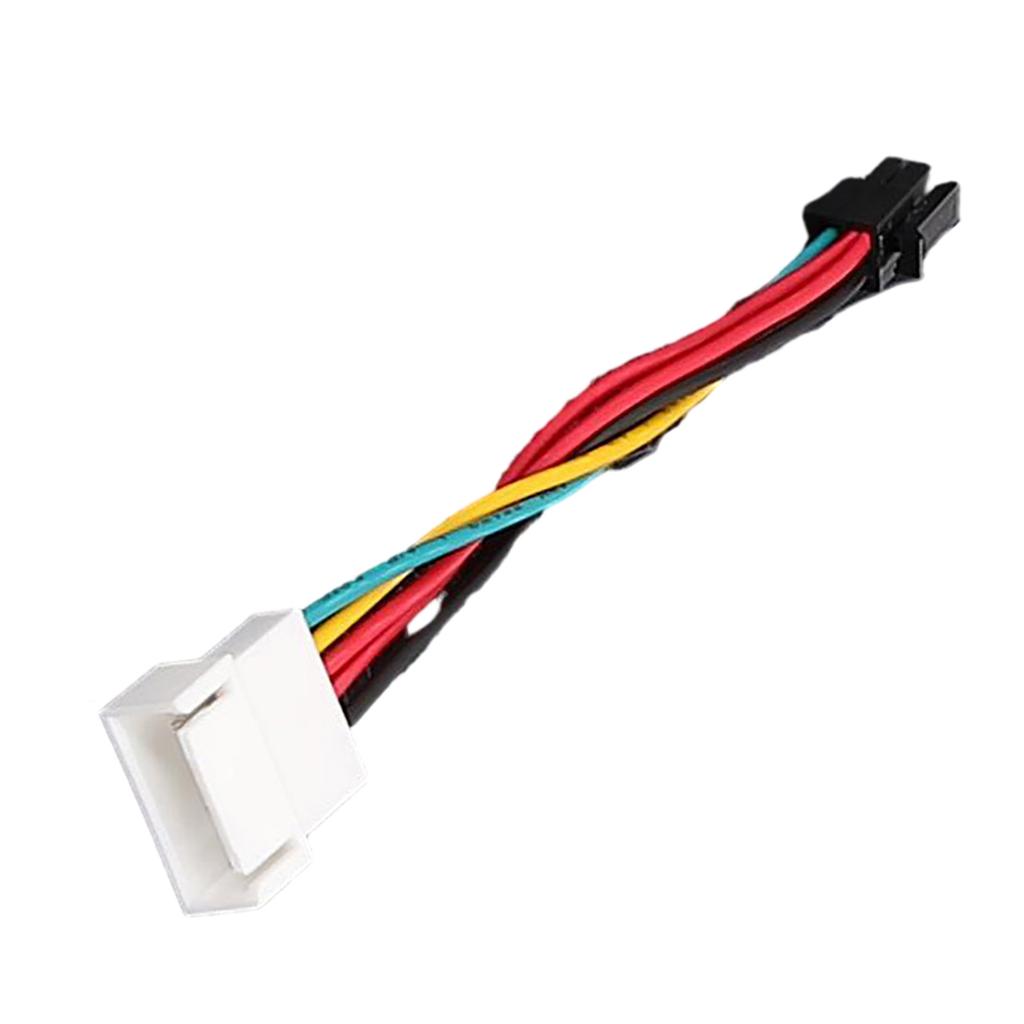 6 Pin To Small 4 Pin Fan Control Board Adapter Cable Connect Fans with Ease