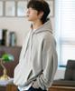 Clever Overfit Terry Hoodie Gray Kjhd2592