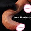 Realistic Silicone Huge Dildo Sex Toy For Women With Thick Glans Powerful Suction Cup Stiff Cock Big Penis Real Dong