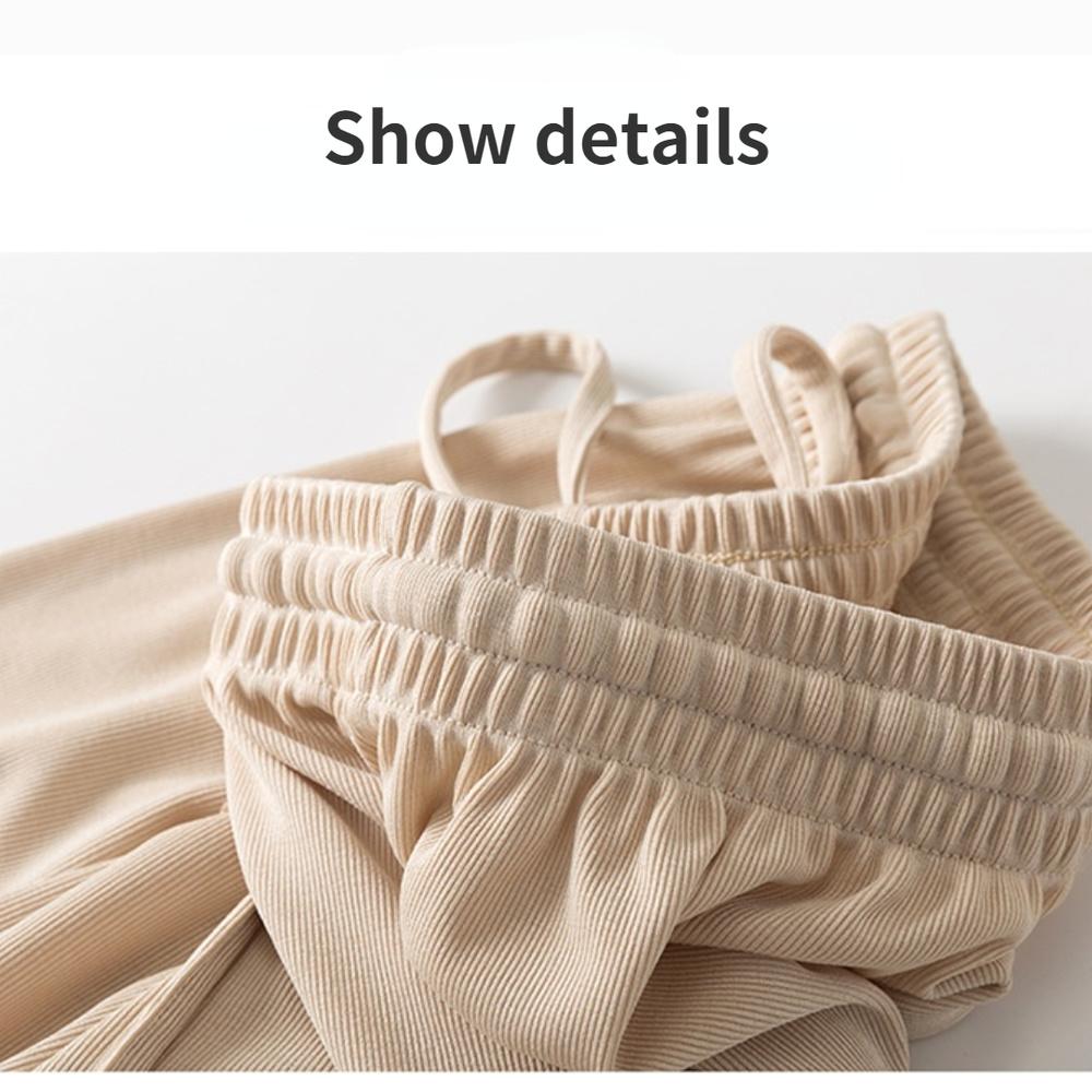Summer Ladies Ice Silk Light Wide Leg Trousers Girl Solid Color High Waist Loose All-match Straight Casual Pants