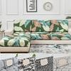 L Shape Sofa Cushion Cover Stretch Sofa Slipcover Couch Seat Cover Funiture Protector Floral Printed