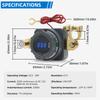 Upgrade 300A Battery Disconnect Switch with Voltmete Switch 12-48V Power Master Isolator Cut/Shut Off Switch DC5-80V for all car