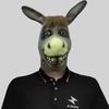 Donkey Laughing Hilarious Head Mask Unique Latex Prop For Themed Events Gatherings And