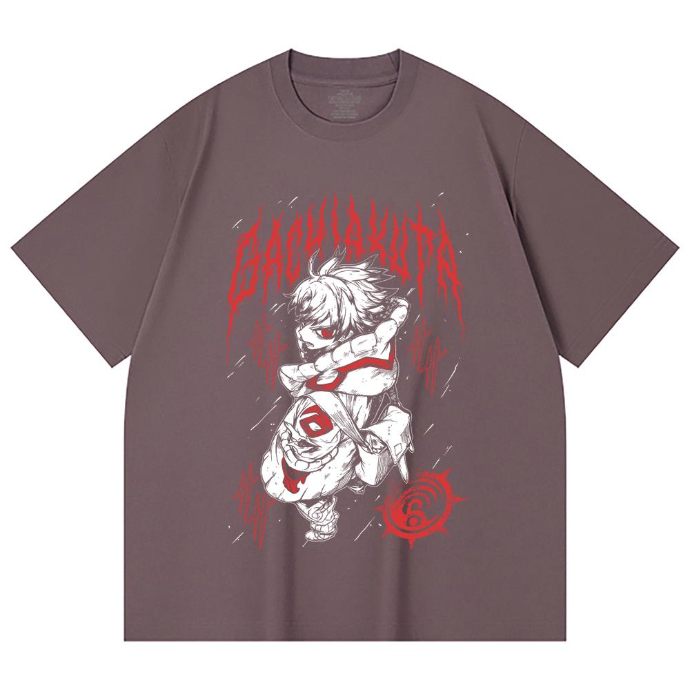 230 Gsm 100% Cotton Gachiakuta V2 Rudo Print Unisex Heavy Cotton T Shirt