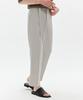 COSTUME O’CLOCK Belt One-Pleat Balloon Fit Crop Slacks Rn.Greybeige Coospt174Rngbeige